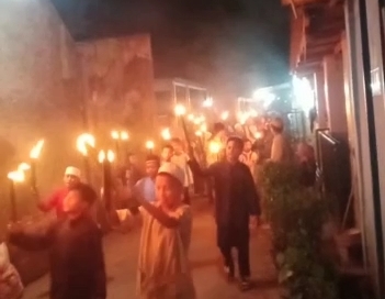 Sambut Tahun Baru Islam, Gabungan Masjid Dan Mushola Gelar Pawai Obor di Padurenan