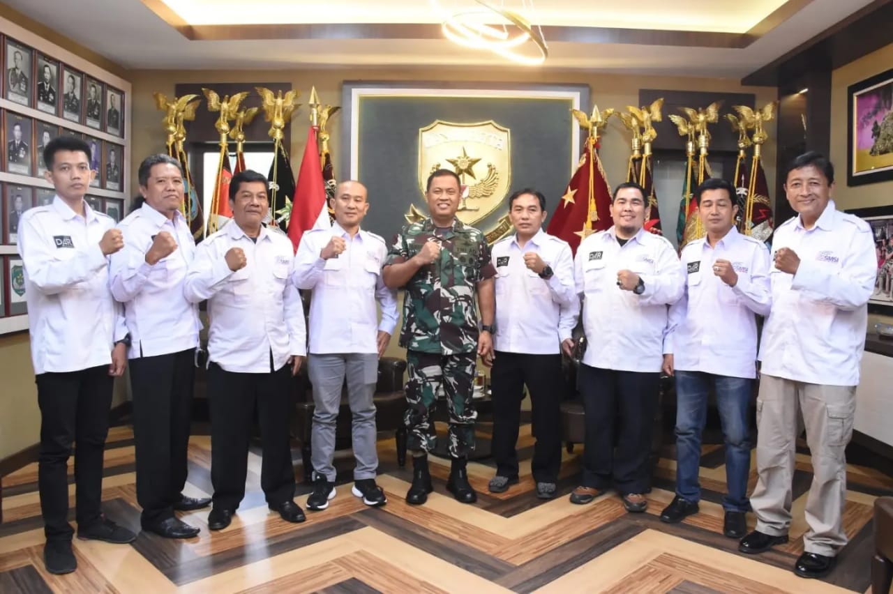 Kodam Jaya Terima Kunjungan Silahturahmi dan Audensi SMSI DKI Jakarta