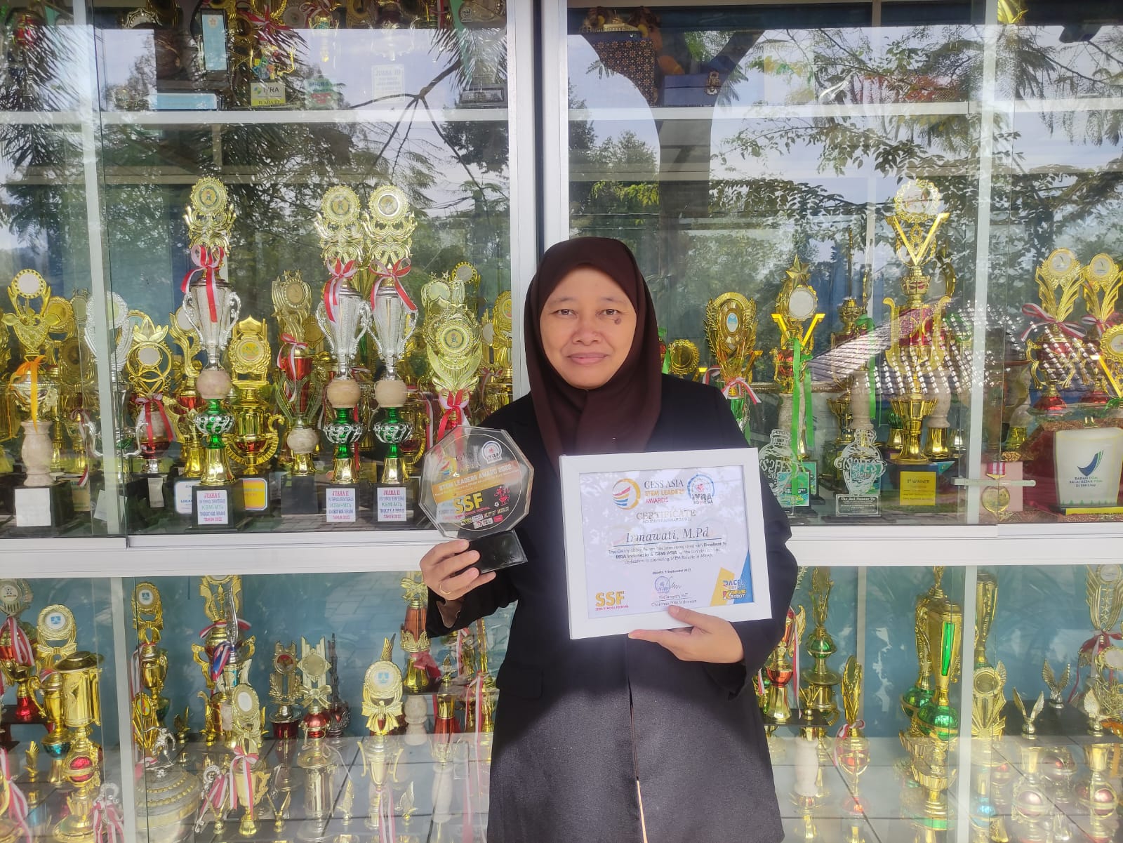 Manager PMP Nurul Fikri Boarding School Serang Banten Raih Excellent Leader Di GESS Asia STEM 2022