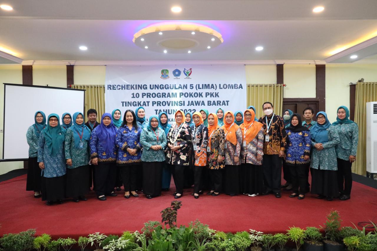 Plt Wali Kota Apresiasi TP PKK Kaliabang Bekasi Utara Wakili Kota Bekasi Diajang Lomba Tingkat Provinsi