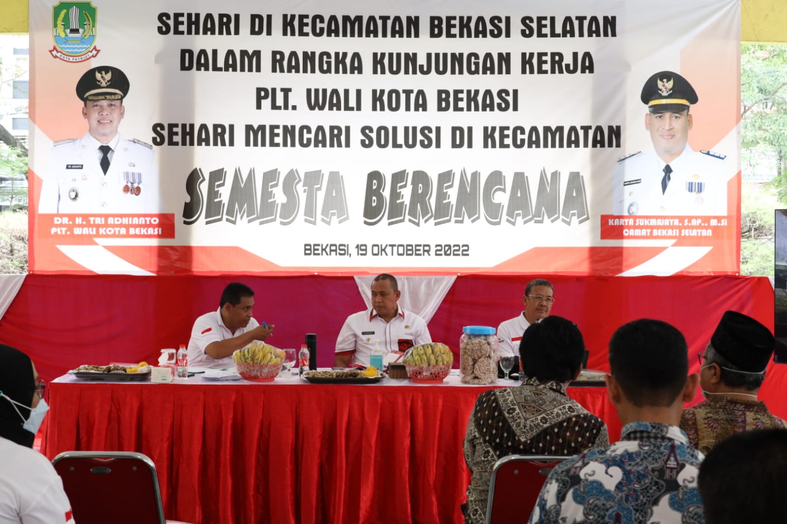 Program Semesta Berencana Di Kecamatan Bekasi Selatan, Plt. Wali Kota Tanggapi Persoalan Banjir di Wilayah