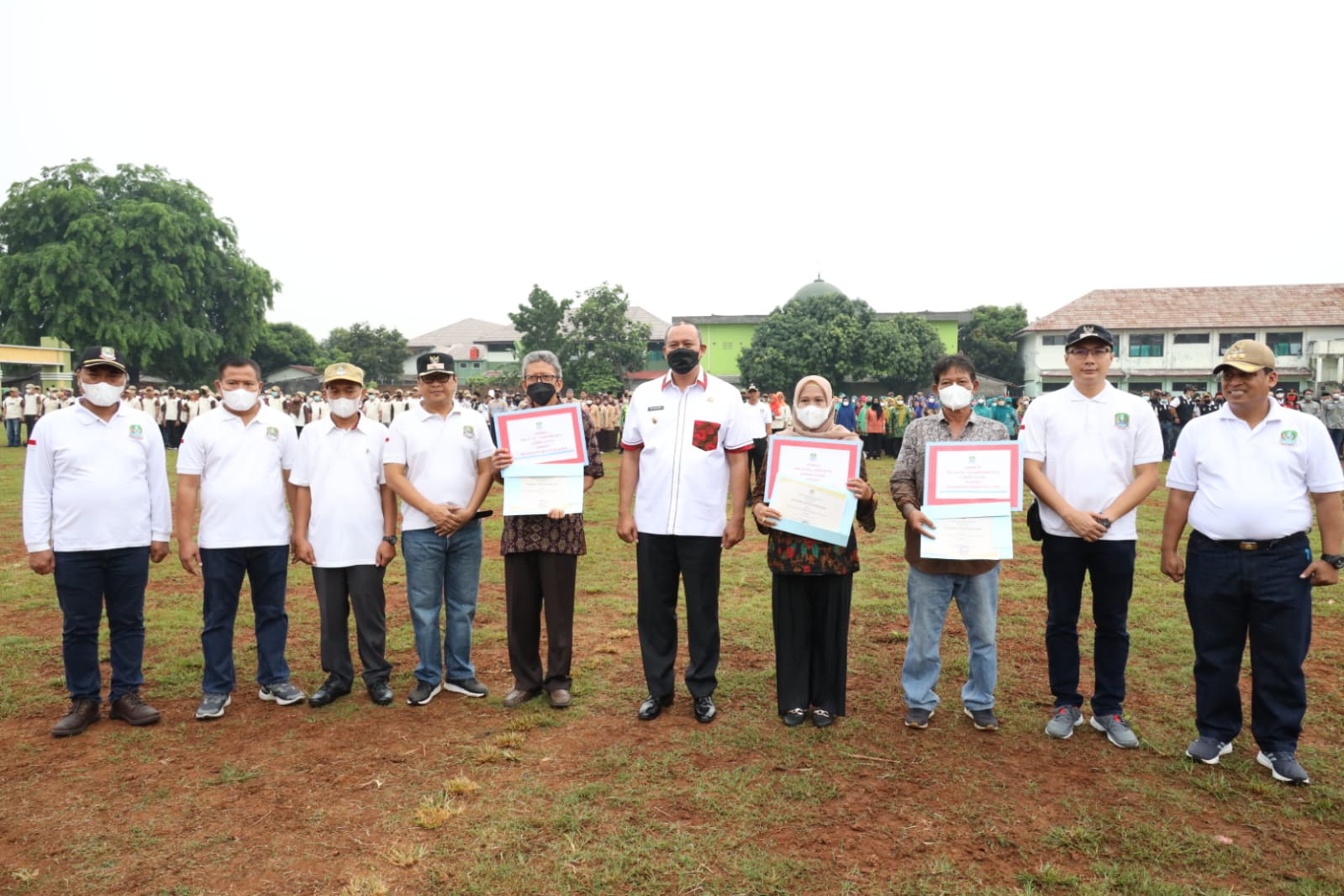 Plt. Wali Kota Bekasi Pimpin Apel Gabungan Kecamatan Bekasi Selatan