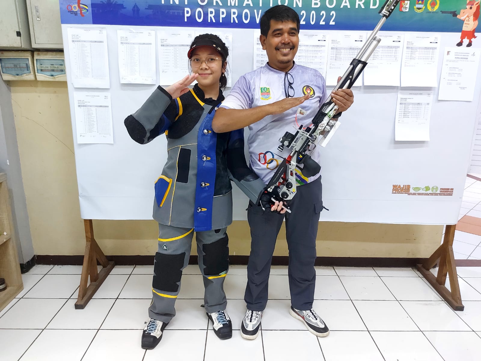 Lana Nathania Fatima, Sumbang Medali Emas Perdana Cabor Menembak Kabupaten Bekasi