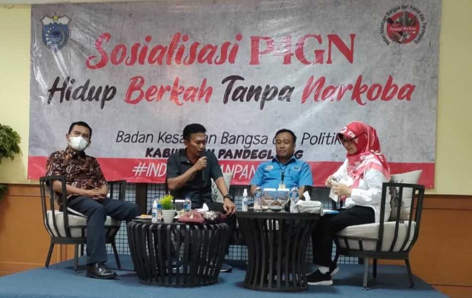 Perangi Narkoba, Badan Kesbangpol Pandeglang Sosialisasi P4GN