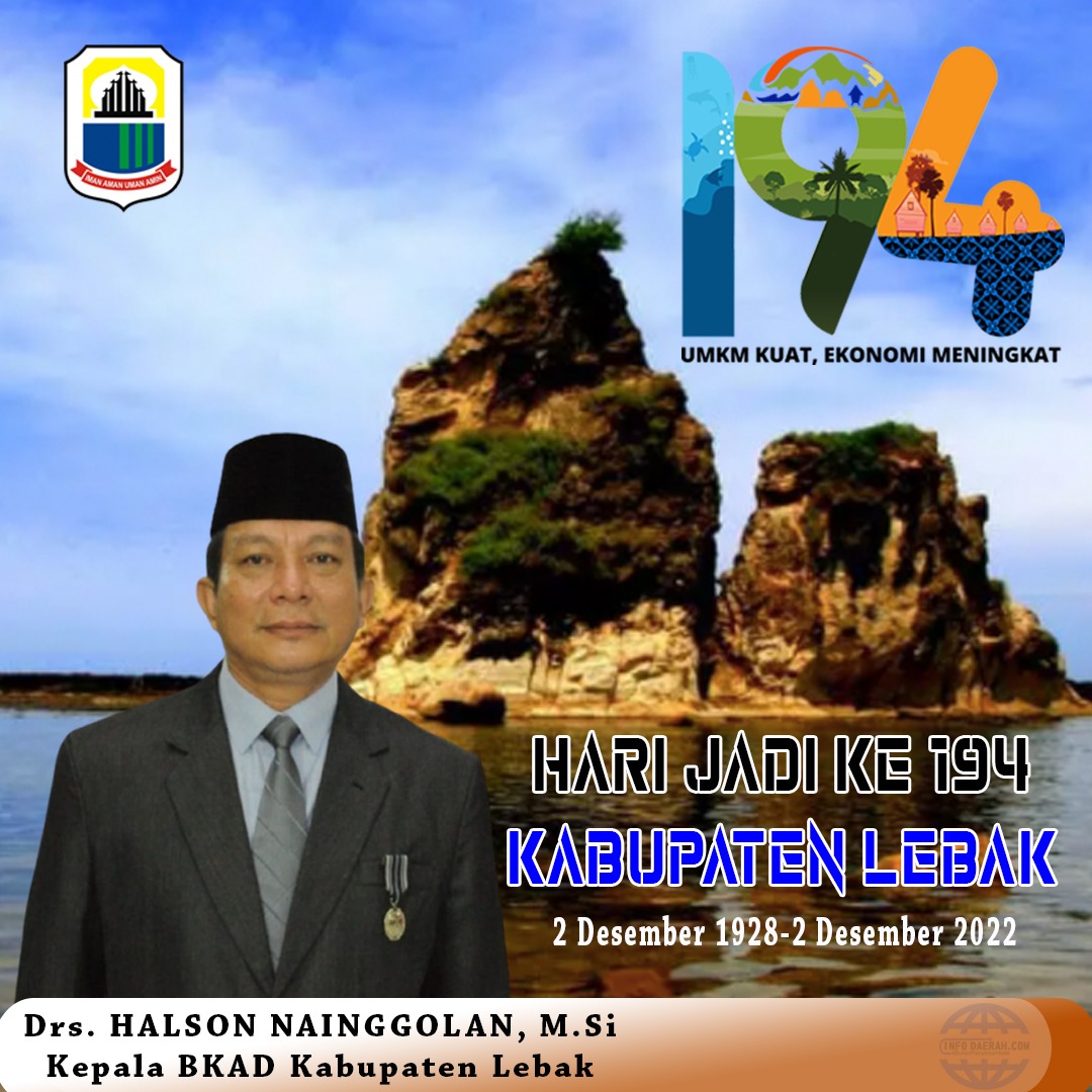 BKAD KABUPATEN LEBAK MENGUCAPKAN HARI JADI KABUPATEN LEBAK KE- 194