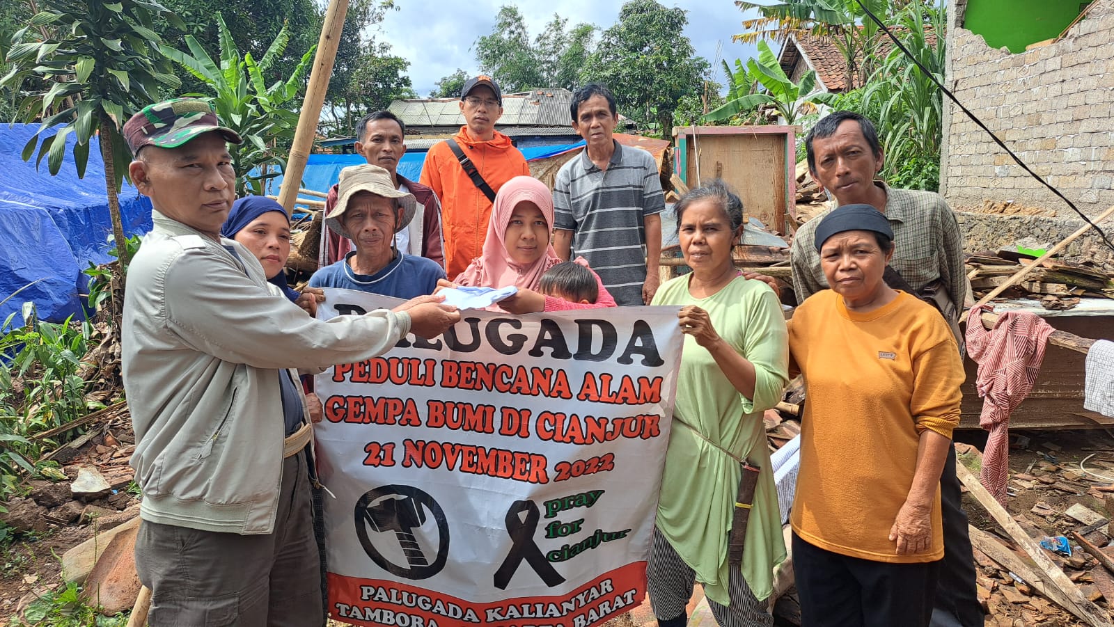 Palugada Tambora Jakarta Salurkan Bantuan Korban Bencana Gempabumi Cianjur