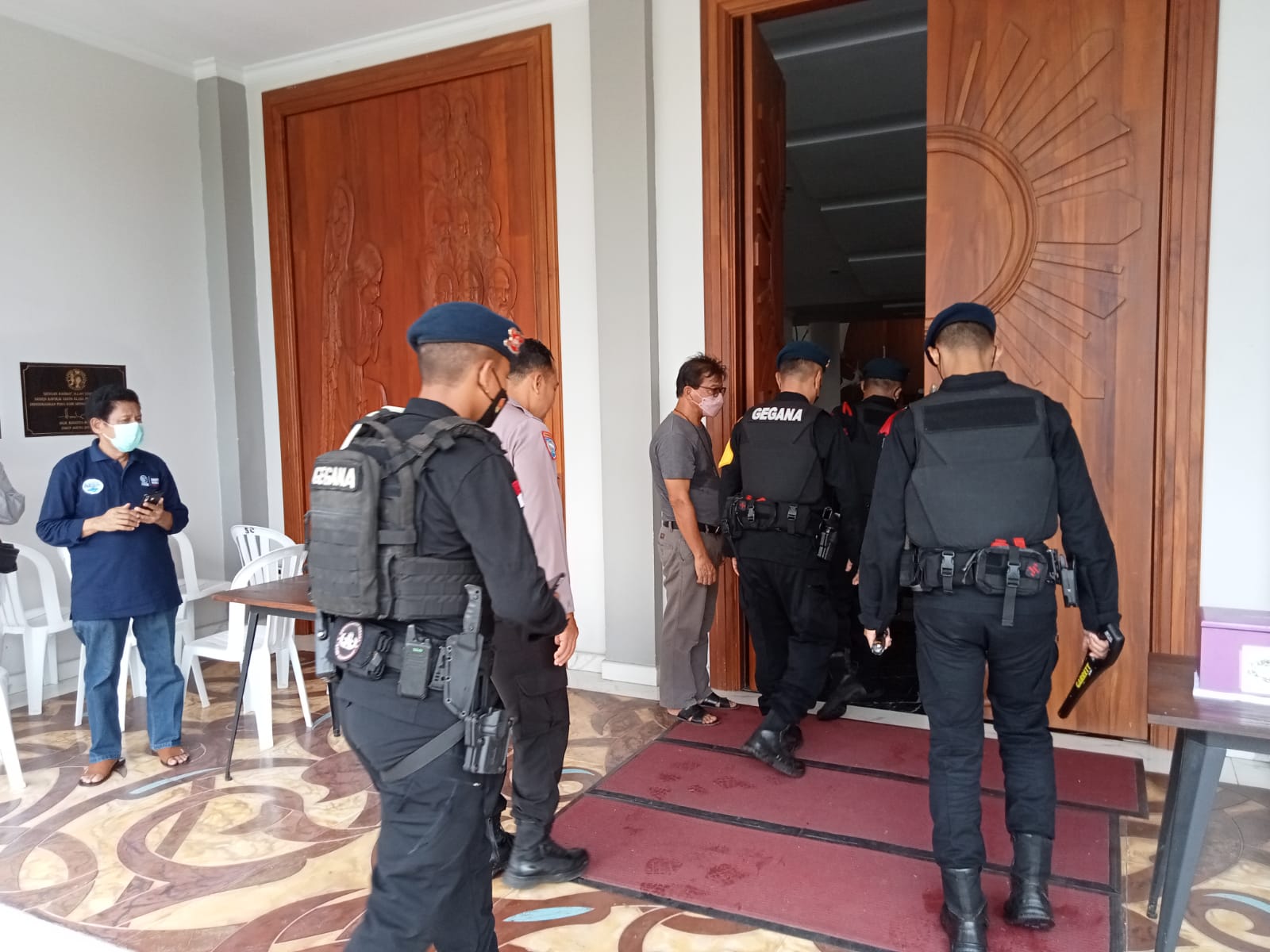 Libatkan Tim Gegana Brimob Polda Metrojaya, Gereja Santa Clara di Sterilkan sebelum Misa Natal