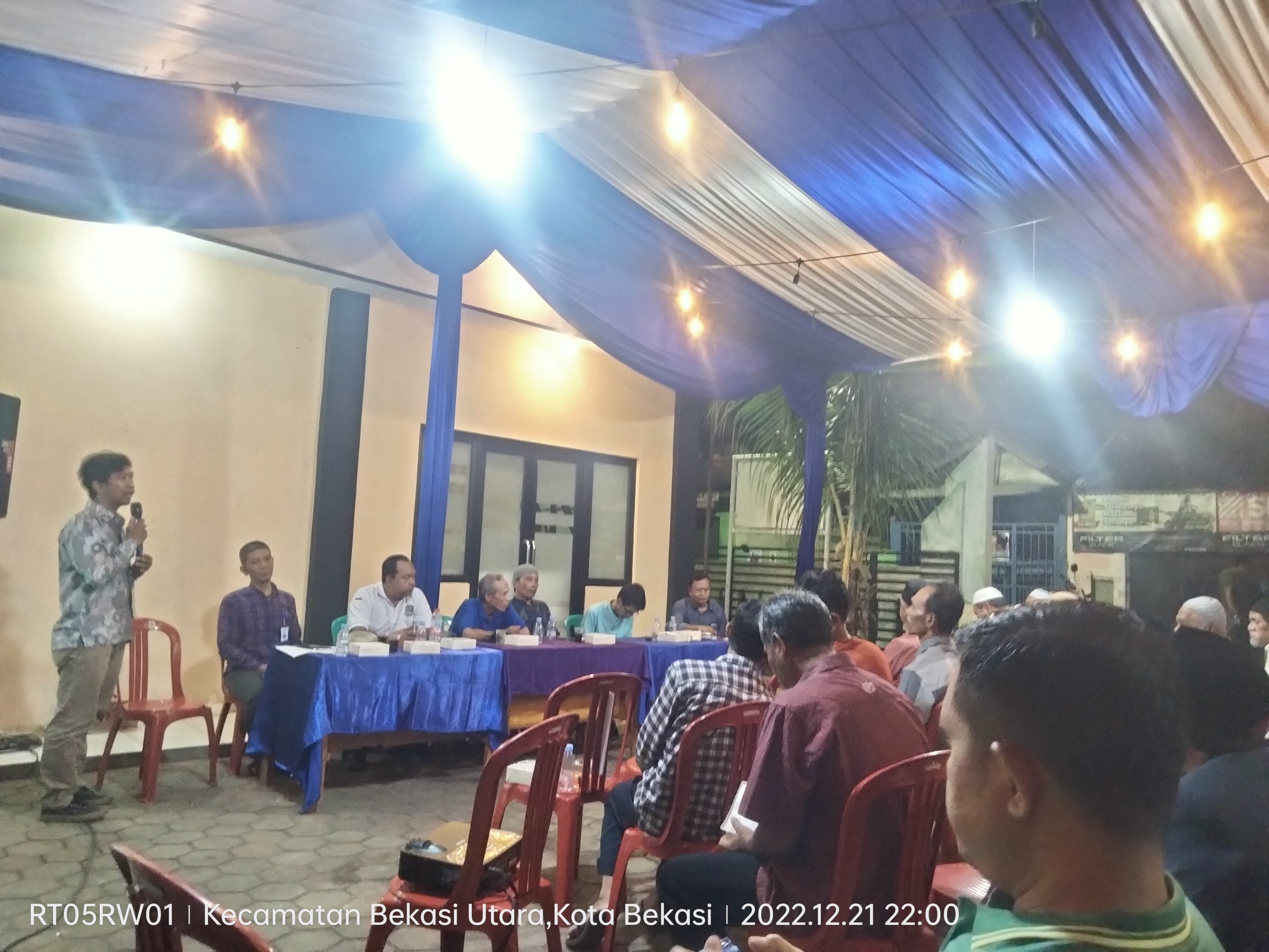 Panitia Pemilihan Ketua RW 01 Gelar Rapat Visi Misi Calon Ketua RW 01 Periode 2022-2027