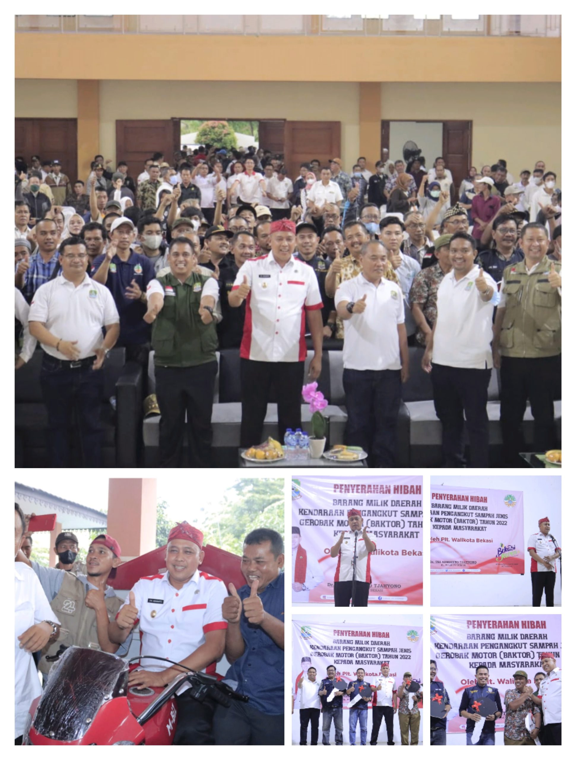 Pemerintah Kota Bekasi Berikan 254 Baktor Kepada RW Terbaik