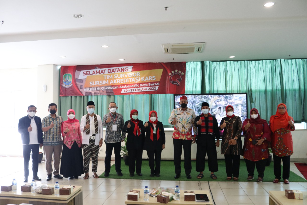 Komisi Akreditasi Rumah Sakit Lakukan Survei Simulasi Akreditasi RSUD dr. Chasbullah Abdulmadjid
