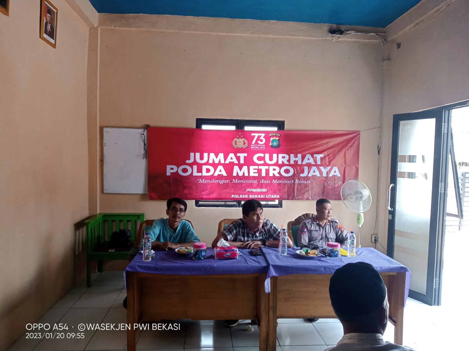 Polsek Bekasi Utara Gelar “Jumat Curhat” di RW 001 Harapan Jaya