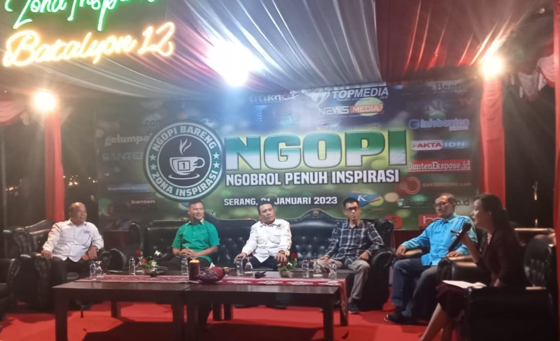 Gelar Ngopi Bareng, Dangrup 1 Kopassus Ajak Wartawan Membantu Masyarakat