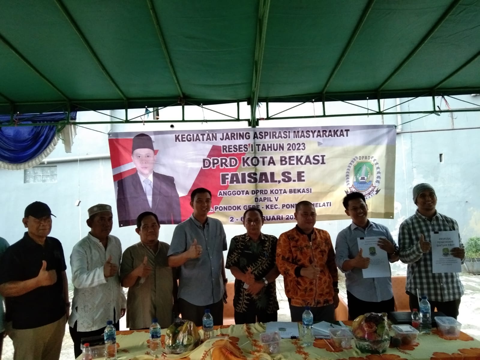 RESES I Faisal SE Dipenuhi Aspirasi Pembangunan Lingkungan