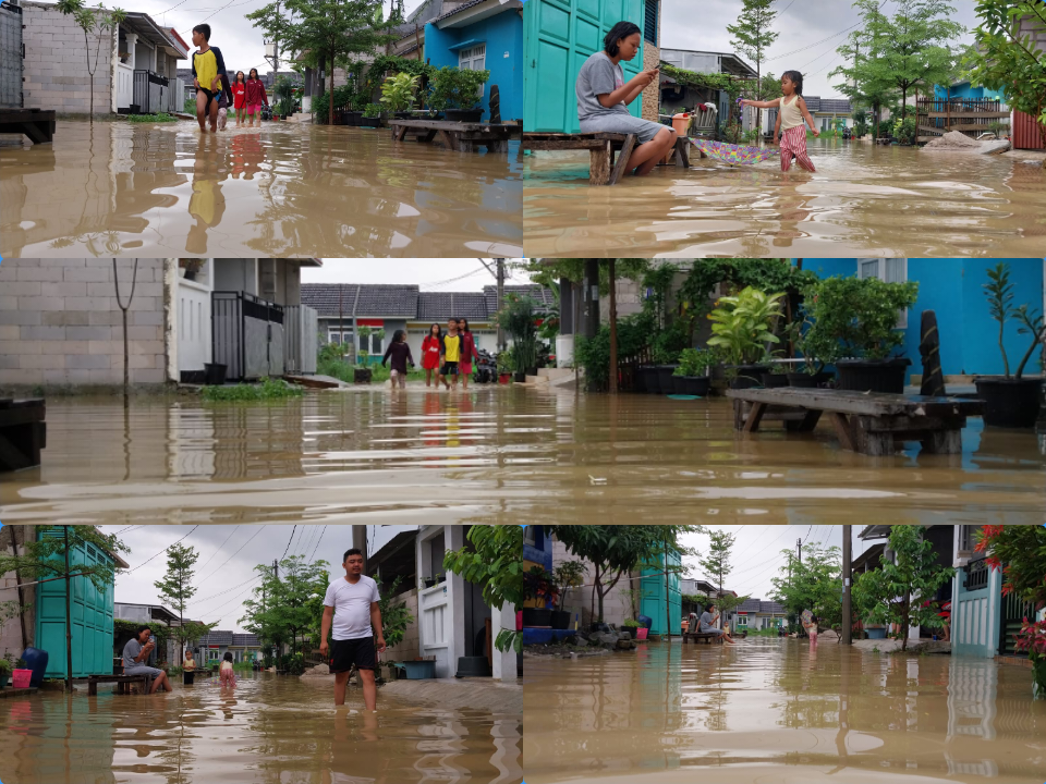 Hujan Semalaman, 1500 Rumah di Tambun Utara Terendam Banjir