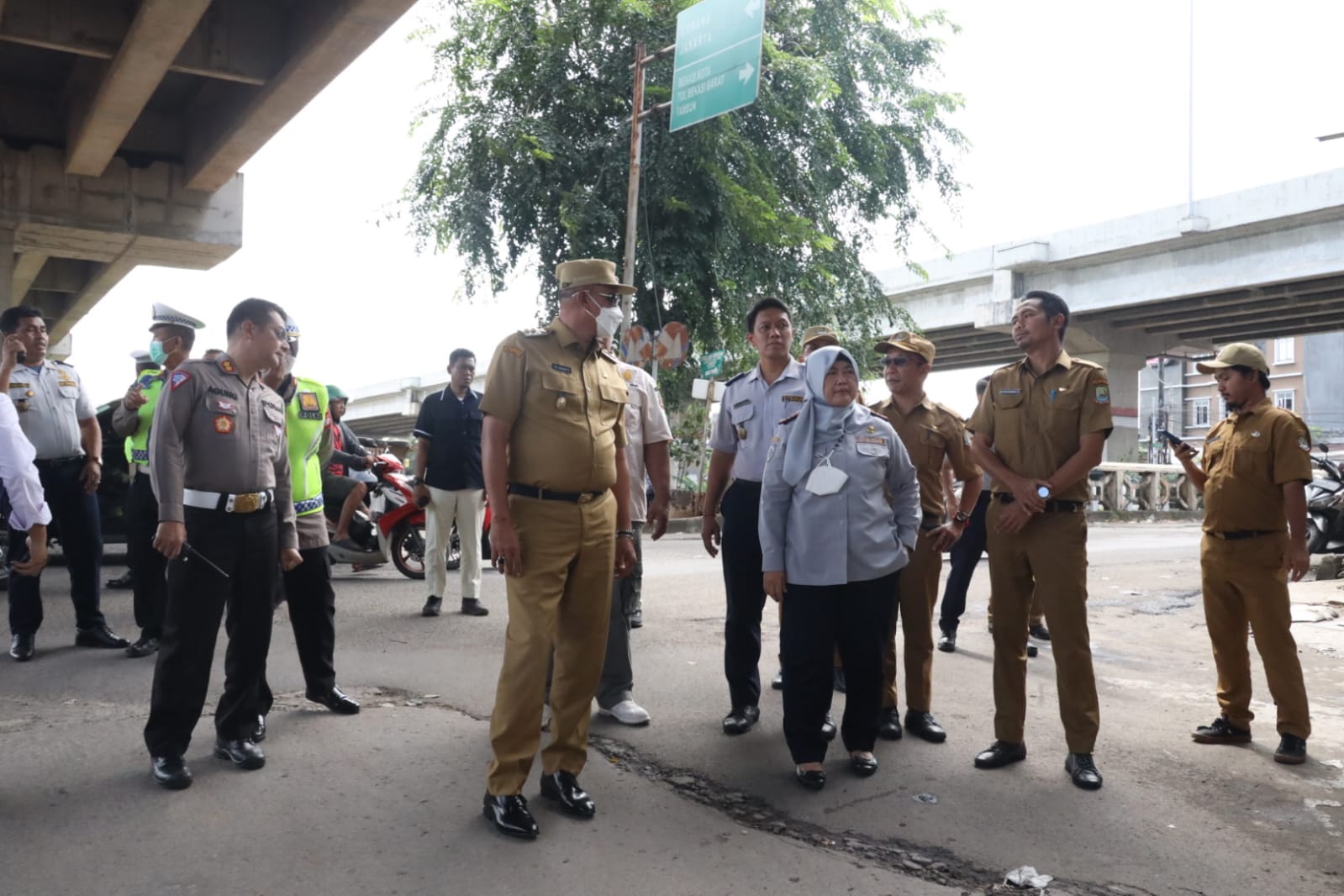 Plt Walikota Bekasi Tinjau Jalur Mudik