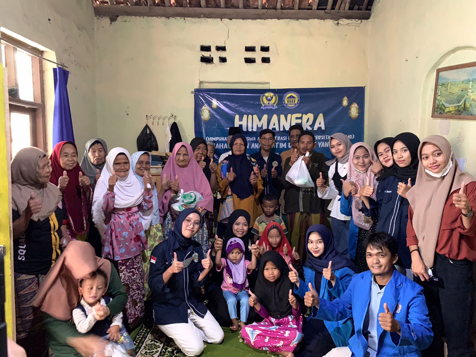 Bersama HIMANERA Berbagi Kebahagiaan Kepada Anak Yatim dan Dhuafa