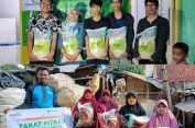 LAZNAS Dewan Dakwah Salurkan Sembako Ramadan Untuk Yatim, Lansia dan Guru di Kampung Siluman