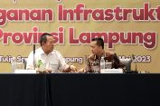 Gubernur Lampung Bahas Penanganan Infrastruktur Bersama Irjen dan Dirjen Bina Keuangan Daerah Kemendagri