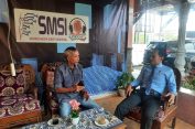LBH SMSI Lampung Kunjungi Sekretariat SMSI Pesawaran