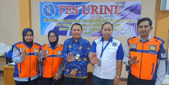 BNK Kabupaten Bekasi Tes Urine Pegawai Dishub