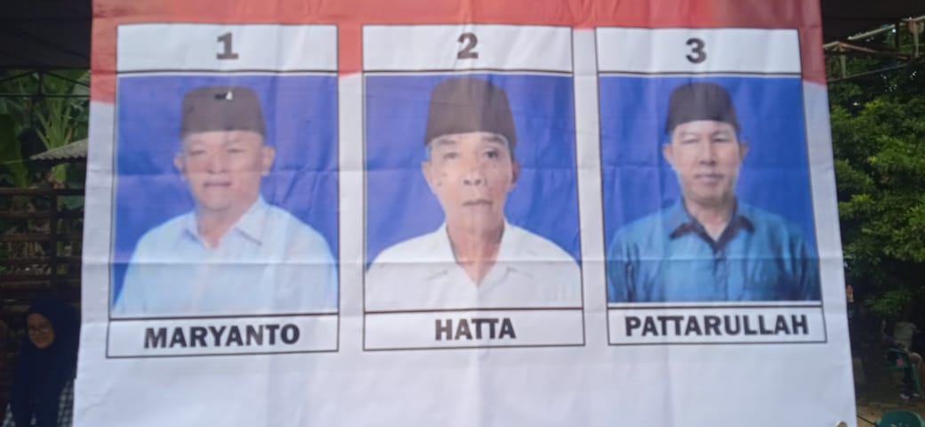 Pattahrullah Menang Pilkades Kembang Tanjung