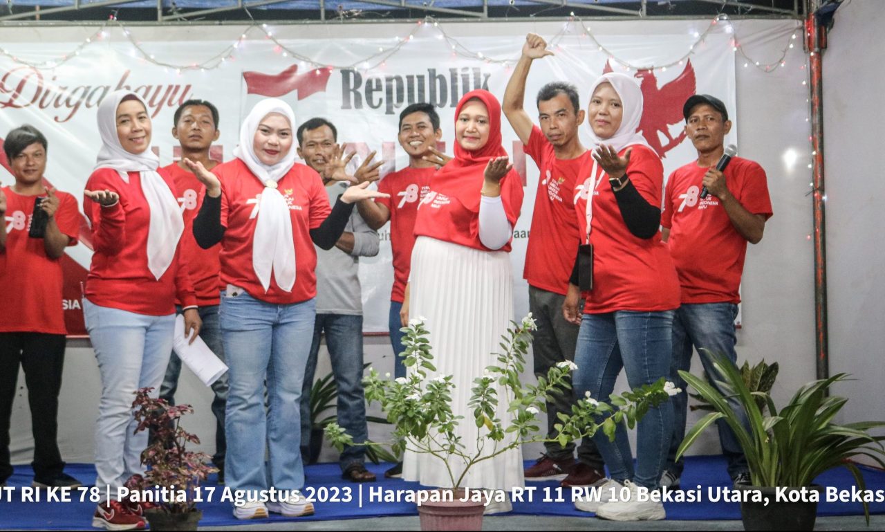 Malam Puncak Perayaan HUT RI ke 78 di Jl Antara Raya RT 011 RW 010, Berlangsung Meriah