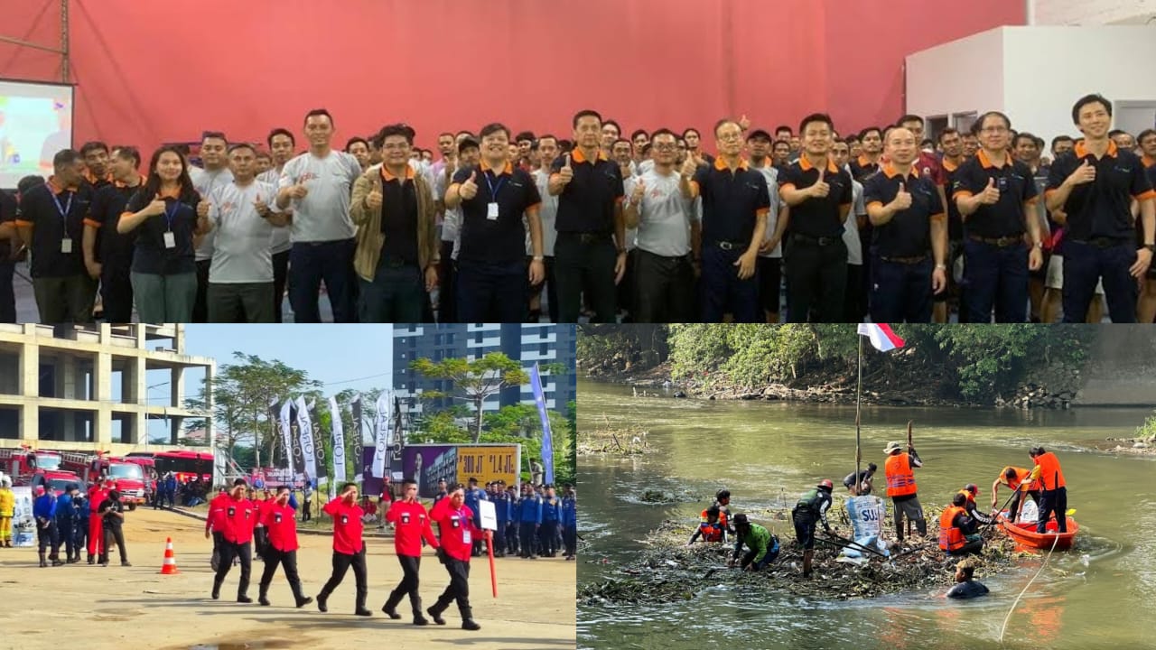 Turut Meriahkan HUT RI Ke-78, Fajar Paper Ikuti Perlombaan Damkar Kabupaten Bekasi