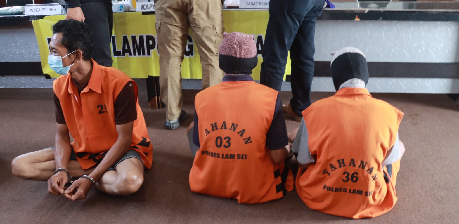 Tekab 308 Polres Lamsel Ringkus Pencuri Ternak Sapi