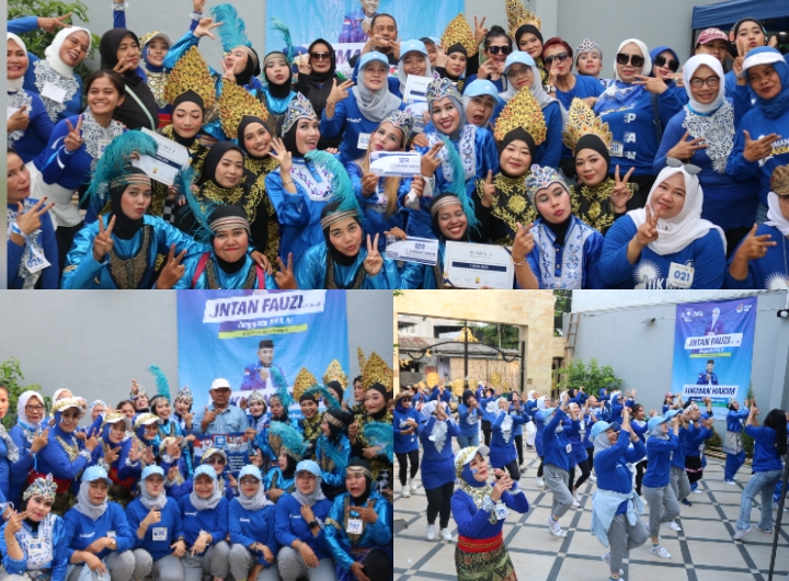 Peringati HUT PAN ke 25 Macan Utara Gelar Lomba Senam