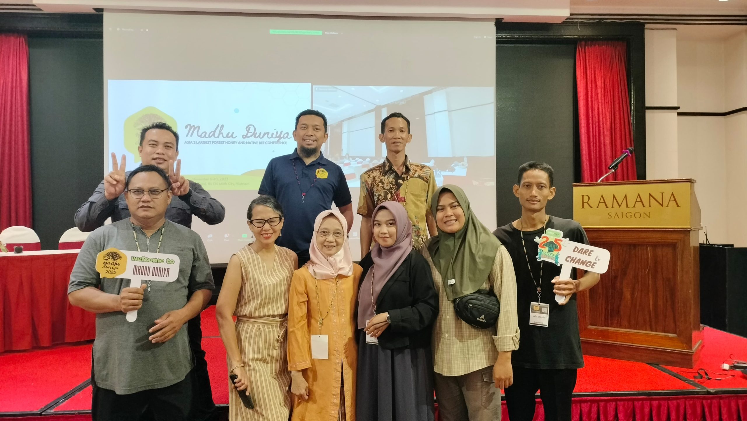 Madu Cingagoler Asal Lebak Ikuti Event Madu se Dunia