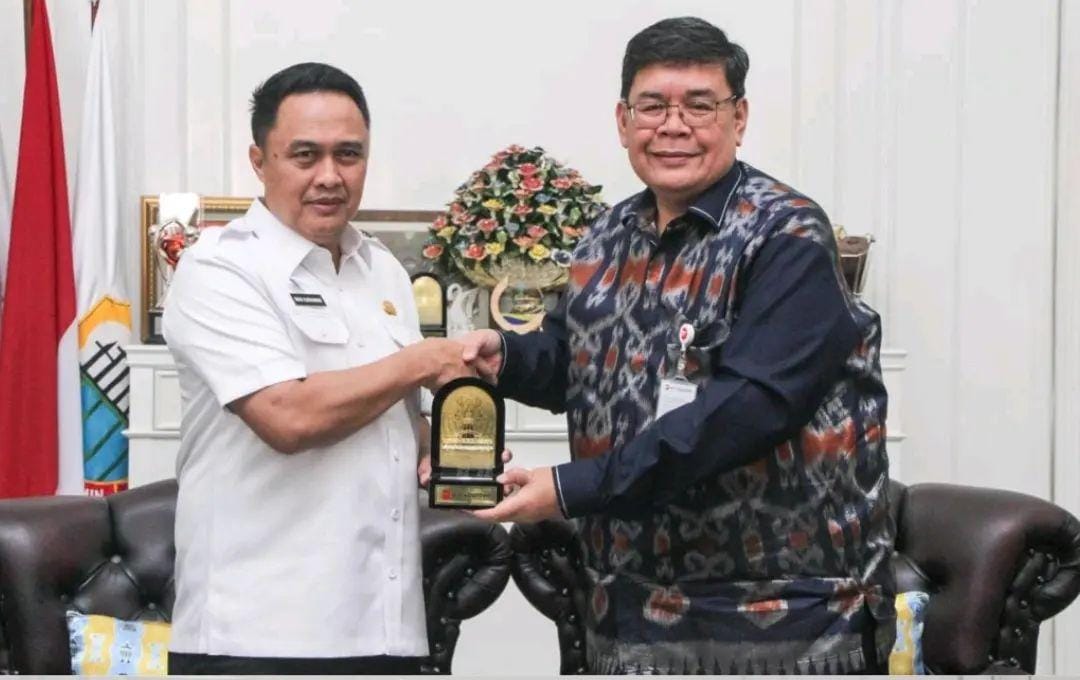 Kunjungan Direktur Utama Bank Banten Ke Pemkab Lebak