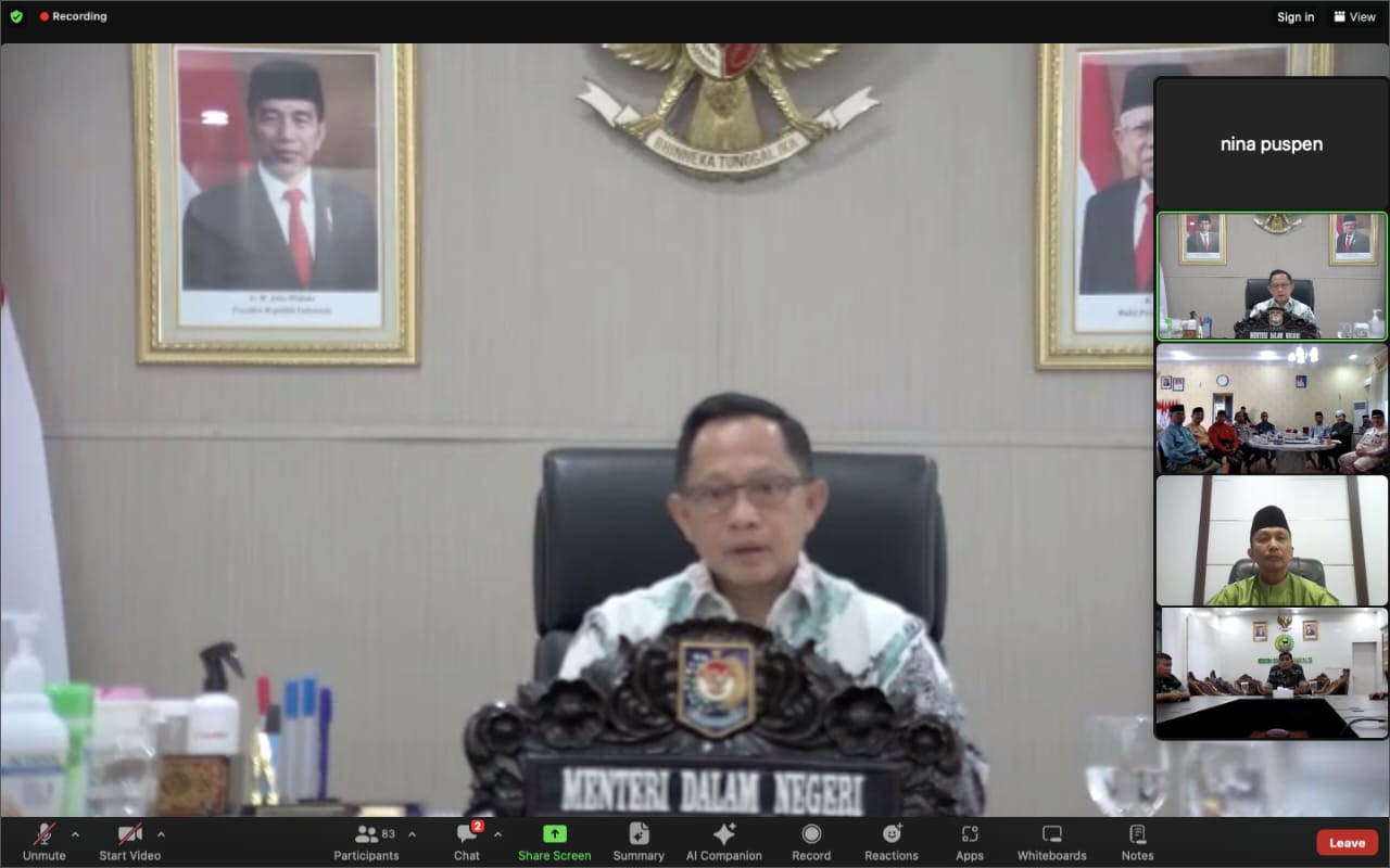 Dalam Rakor Mendagri Ingatkan Daerah yang Belum Menyelesaikan NPHD Segera Berkoordinasi
