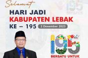 Bapelitbangda Kabupaten Lebak Mengucapkan Selamat Hari Jadi Kabupaten Lebak Ke- 195