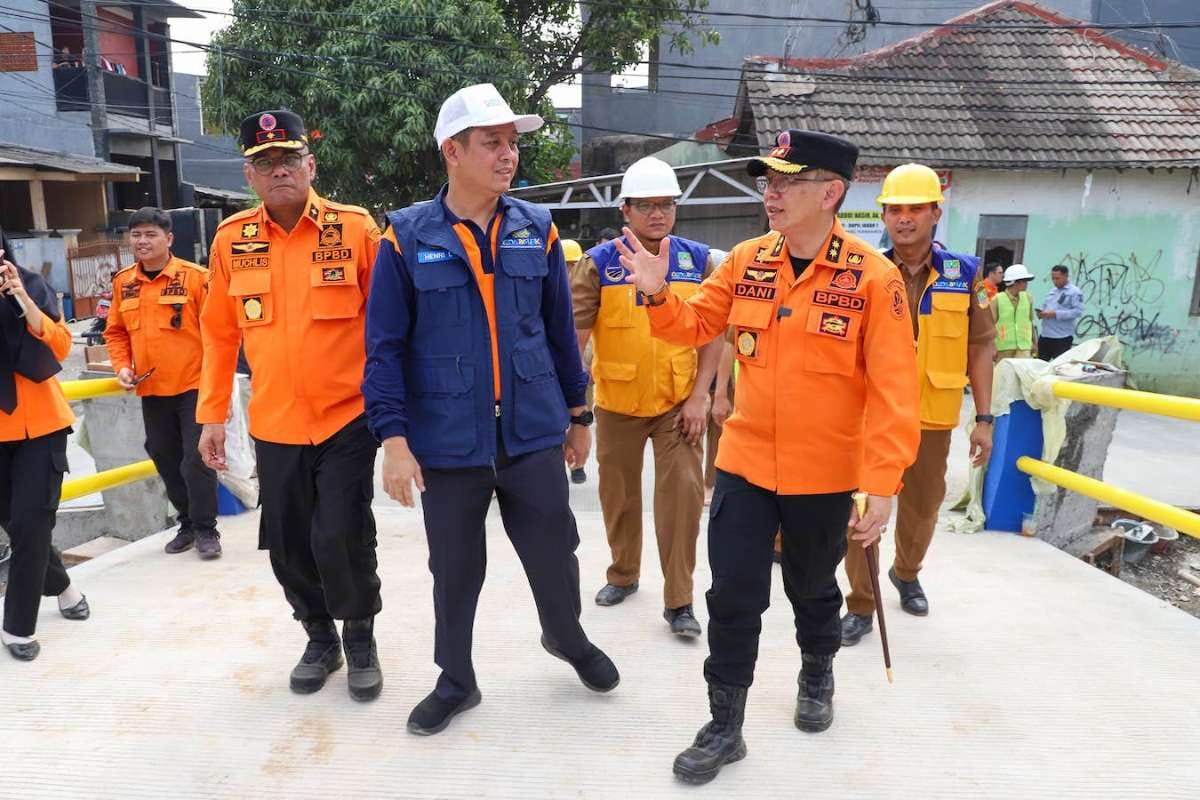 DSDABMBK Kabupaten Bekasi Revitalisasi Jembatan Pasar Rengas Cibitung