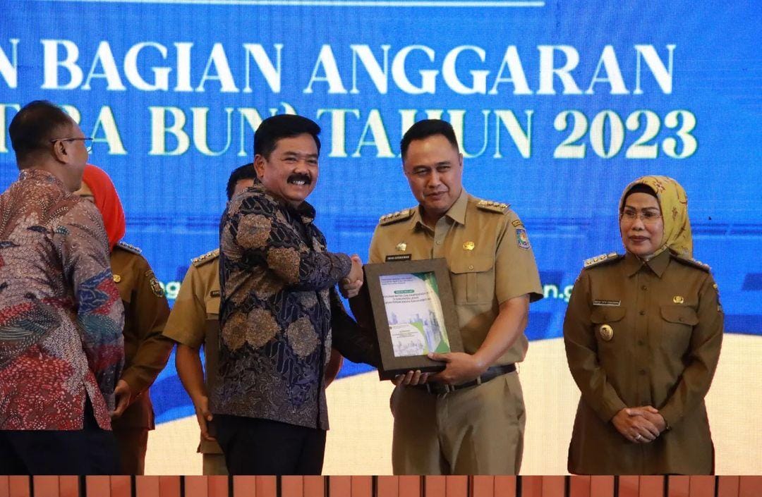 Pj. Bupati Lebak Terima Materi Teknis Rencana Detail Tata Ruang Dari Menteri ATR/BPN