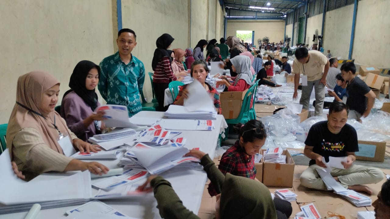 KPU Tegaskan Pelipatan Surat Suara Sudah Rampung