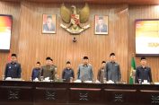 Pj. Wali Kota Bekasi Hadiri Rapat Paripurna Pengambilan Sumpah PAW Anggota DPRD