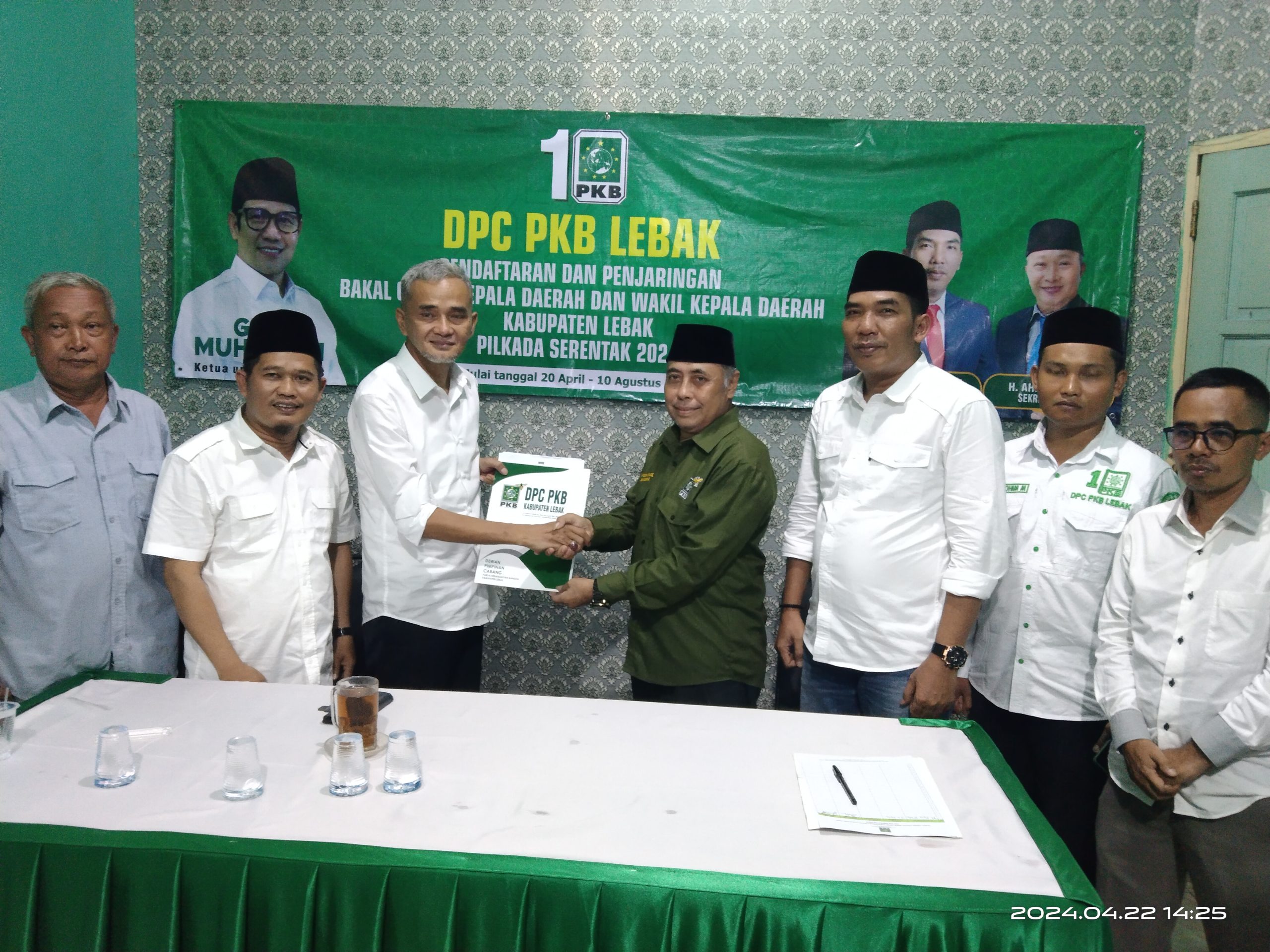Hasbi Jayabaya Ambil Formulir Balon Bupati 2024-2029 di Partai PKB