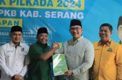 Pilkada Kab.Serang, Andika Hazrumy Tunggal yang Daftar ke PKB