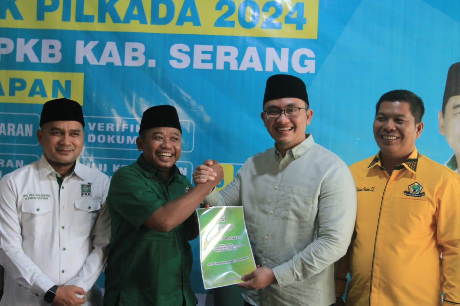 Pilkada Kab.Serang, Andika Hazrumy Tunggal yang Daftar ke PKB