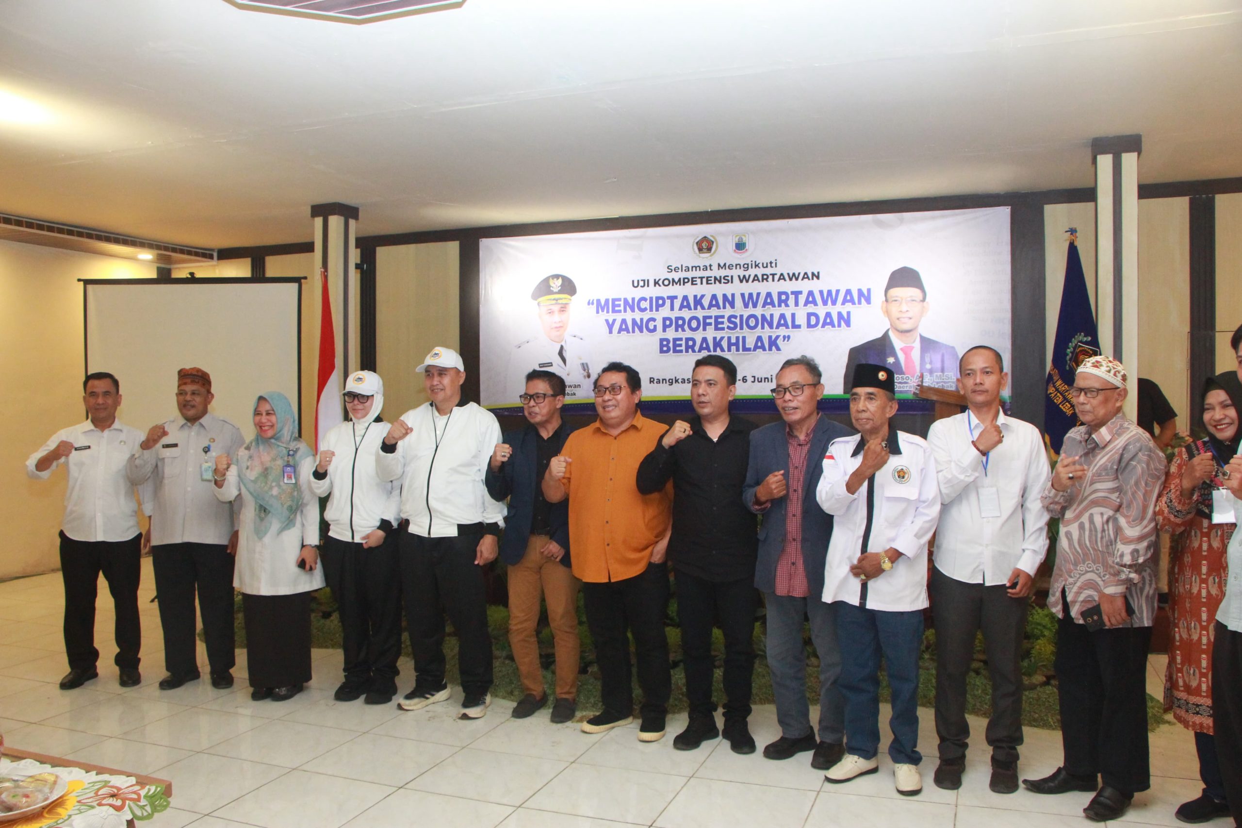 Tingkatkan Kompetensi Wartawan, PWI Kabupaten Lebak Gelar UKW