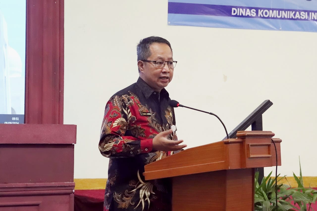 Diskominfosantik Gelar Koordinasi dan Sinkronisasi Pengolahan Data Statistik Sektoral