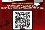 Pengumuman KPU Kabupaten Lebak  Menerima Pendaftaran Pasangan Calon Bupati dan Wakil Bupati Tahun 2024