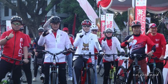 Semarakkan HUT Kemerdekaan, Pemkot Malang Gelar Pedalling for Freedom