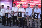 KPU Kabupaten Bekasi Tetapkan Nomor Urut Paslon Bupati Pilkada 2024