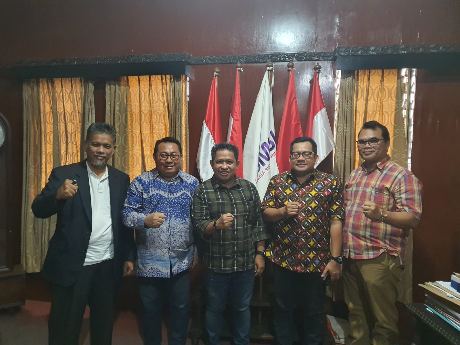 Kolaborasi Media Bangun Kota Ternate, Santrani Abusama Temui Ketum SMSI