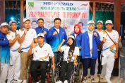 Kompak, Pj Bupati Dedy Supriyadi dan Kajari Datangi Posko NPCI Berimotivasi Atlet