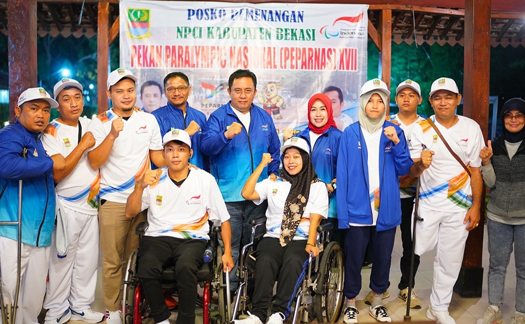 Kompak, Pj Bupati Dedy Supriyadi dan Kajari Datangi Posko NPCI Berimotivasi Atlet