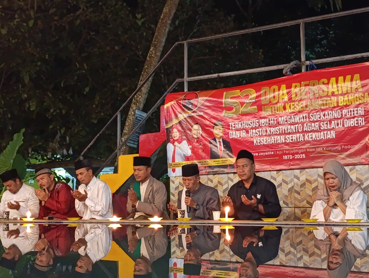 Isi Waktu Malam Pergantian Tahun Kader PDIP Gelar Istighotsah dan Doa Bersama