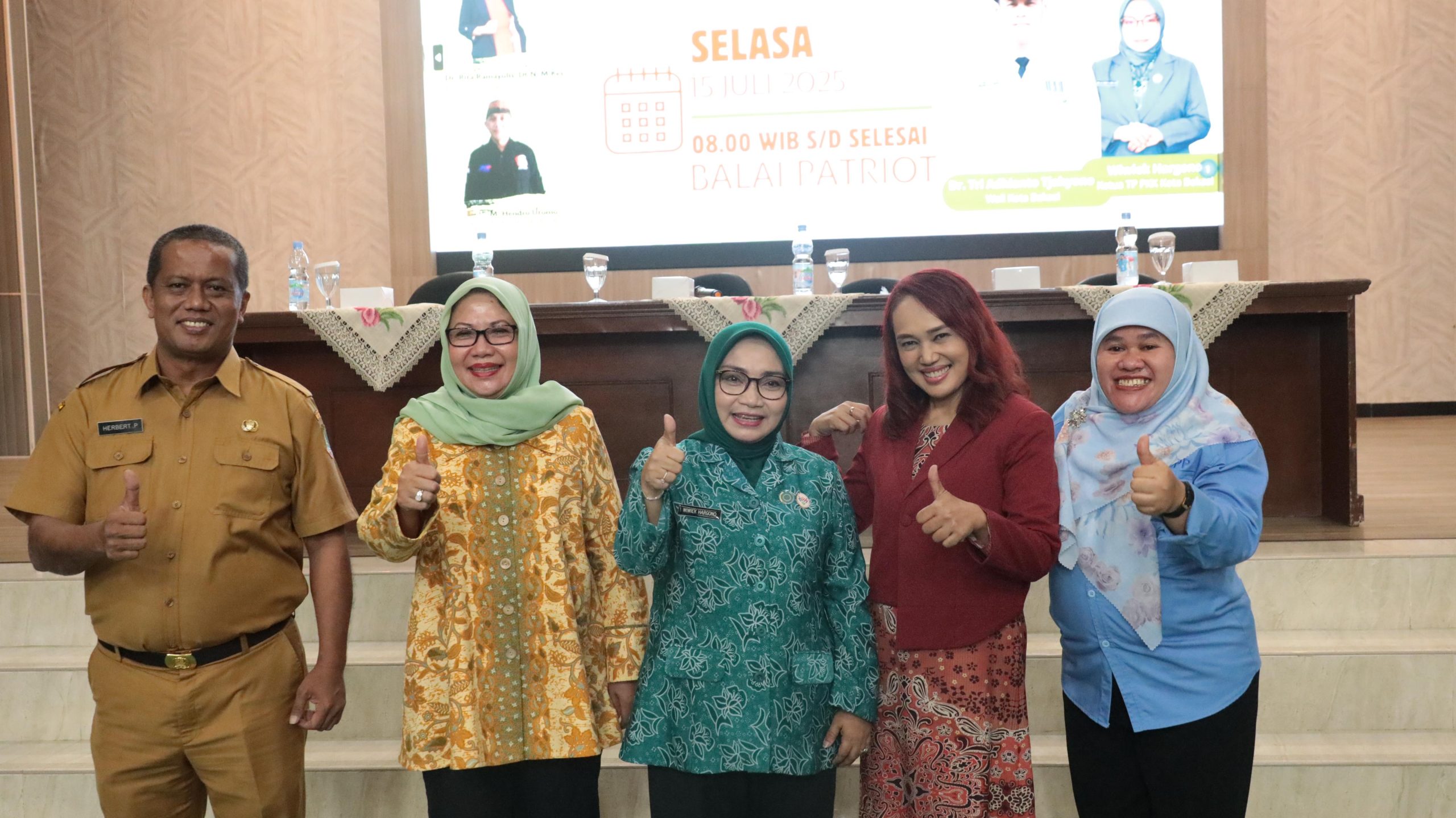 Ketua TP PKK Kota Bekasi Resmikan Sosialisasi Cipta Menu Pangan B2SA